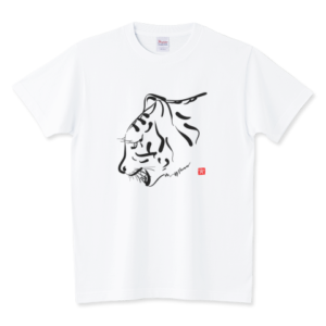 トラさん横顔Tシャツ
